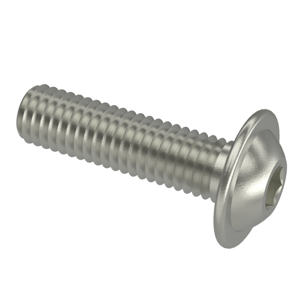 ISO 7380-2 M8x20 with I-6kt 010.9 zinc-plated